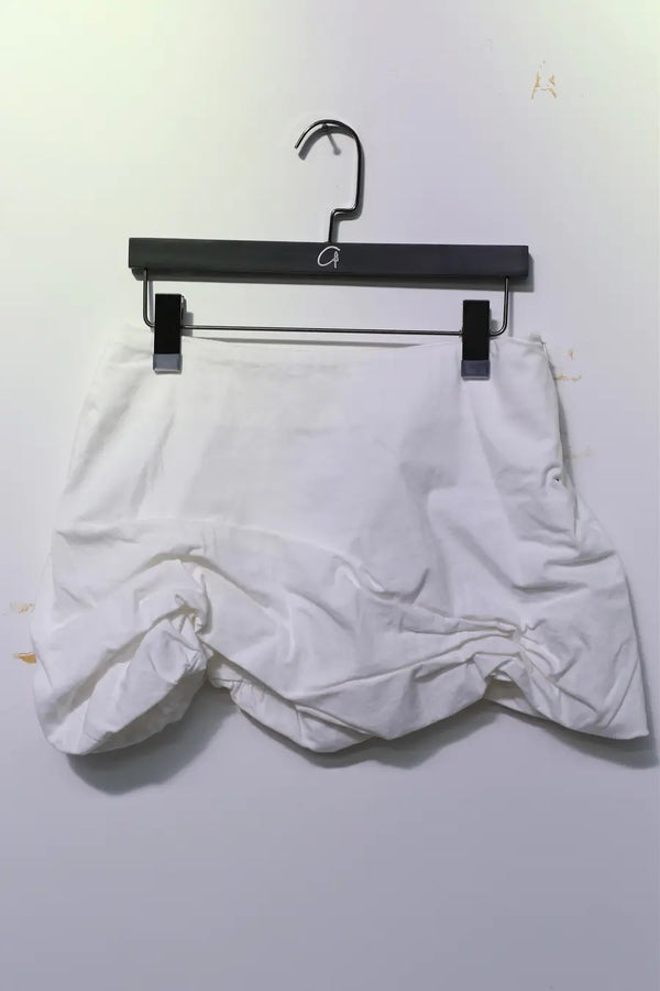 Jennyfax fold skirt jfaw22s02 white